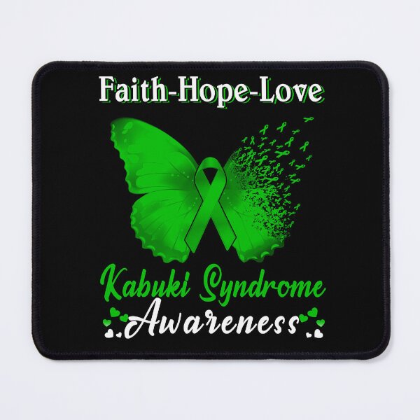 Item preview, Faith Hope Love Butterfly Kabuki Syndrome Awareness designed and sold by Gillosina.
