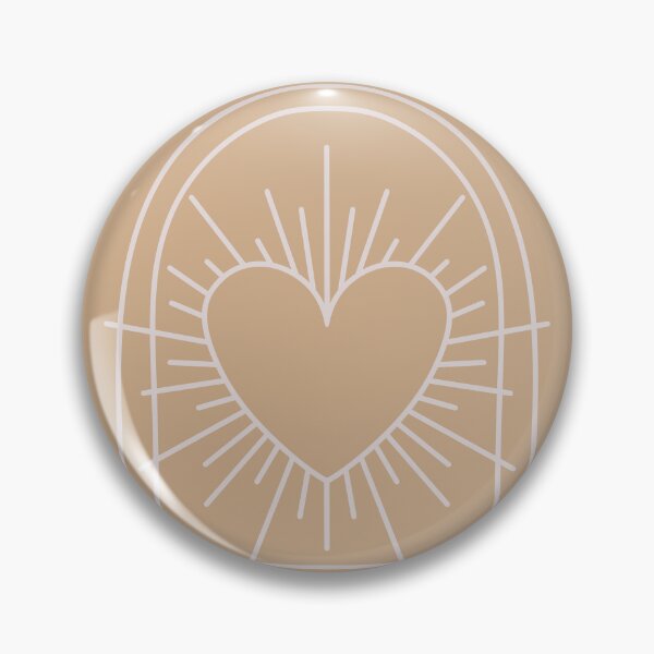 Item preview, Cosmic Aesthetic Cute Indie Heart Design Love Power Peach Yellow designed and sold by scorpiolane.