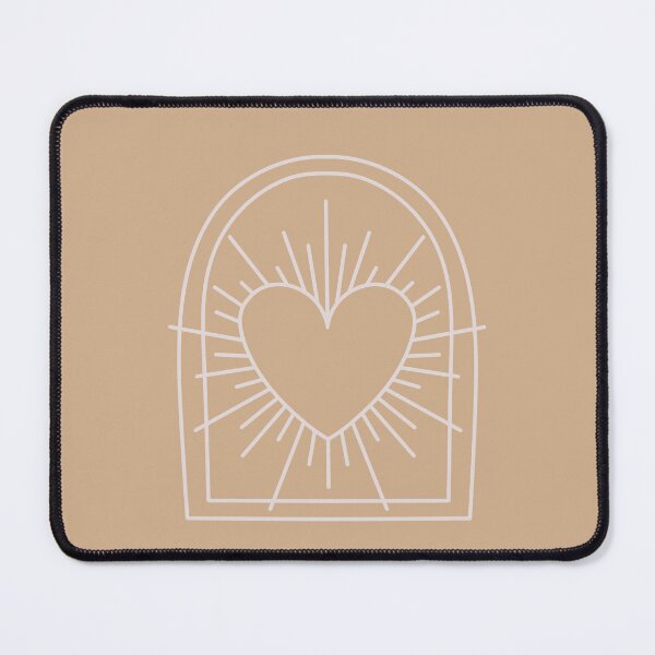 Item preview, Cosmic Aesthetic Cute Indie Heart Design Love Power Peach Yellow designed and sold by scorpiolane.