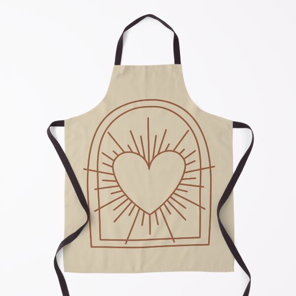 Item preview, Cosmic Aesthetic Cute Indie Heart Design Love Power Brown & Muted Yellow designed and sold by scorpiolane.