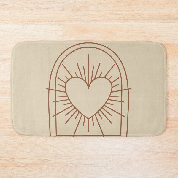 Item preview, Cosmic Aesthetic Cute Indie Heart Design Love Power Brown & Muted Yellow designed and sold by scorpiolane.