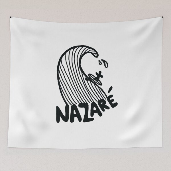 Item preview, Nazare portugal portugal big waves surfing  designed and sold by Tropical Blood.