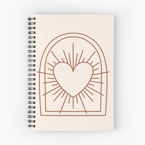 Item preview, Cosmic Aesthetic Cute Indie Heart Design Love Power Cream & Brown designed and sold by scorpiolane.
