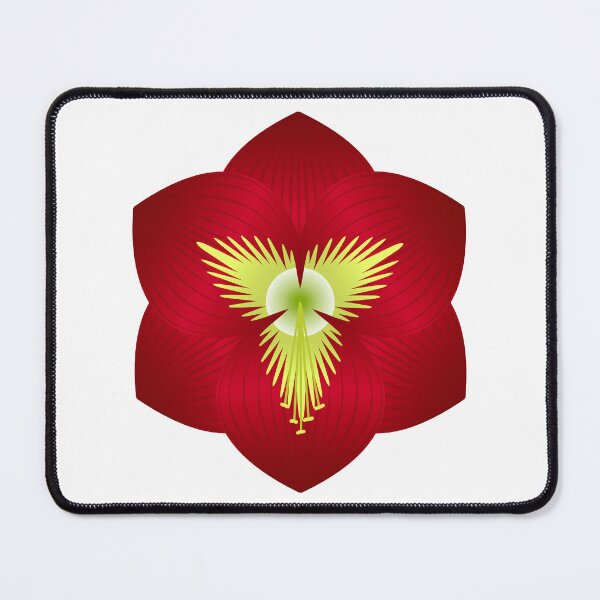 Item preview, Amaryllis - Red on White designed and sold by marieofroumania.