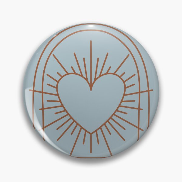 Item preview, Cosmic Aesthetic Cute Indie Heart Design Love Power Deep Blue & Brown designed and sold by scorpiolane.