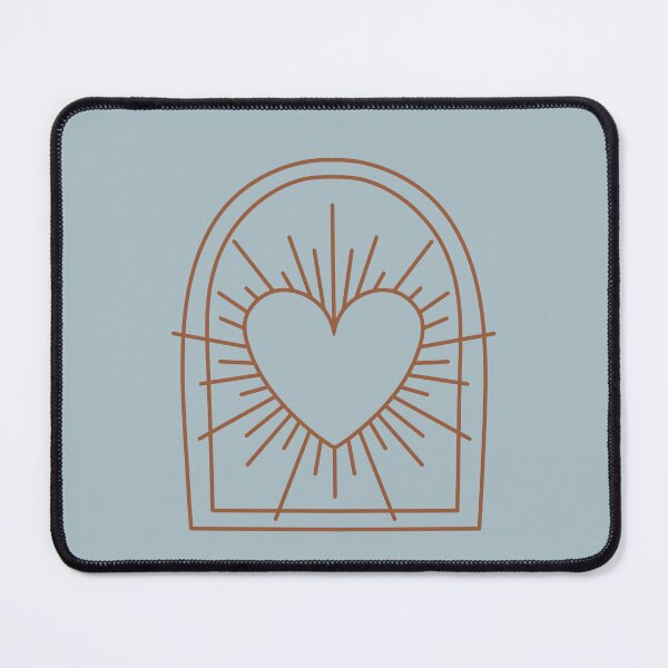 Item preview, Cosmic Aesthetic Cute Indie Heart Design Love Power Deep Blue & Brown designed and sold by scorpiolane.