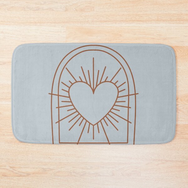 Item preview, Cosmic Aesthetic Cute Indie Heart Design Love Power Gray Blue & Brown designed and sold by scorpiolane.