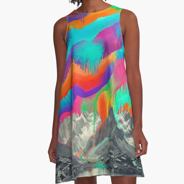 Skyfall, Melting Northern Lights A-Line Dress