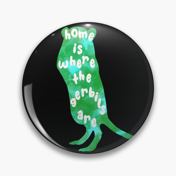 Item preview, Home is where the gerbils are (green watercolour) designed and sold by Becky-Marie.