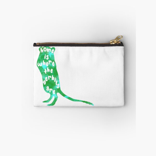 Item preview, Home is where the gerbils are (green watercolour) designed and sold by Becky-Marie.