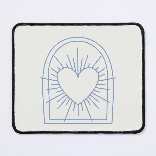 Item preview, Cosmic Aesthetic Cute Indie Heart Design Love Power Light & Dark Blue designed and sold by scorpiolane.