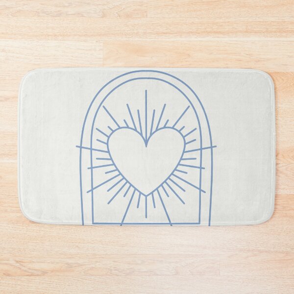 Item preview, Cosmic Aesthetic Cute Indie Heart Design Love Power Light & Dark Blue designed and sold by scorpiolane.