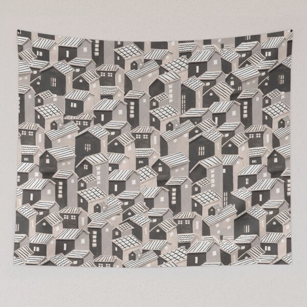 Item preview, That town in the middle of nowhere - Town Pattern designed and sold by TheMirwoForest.