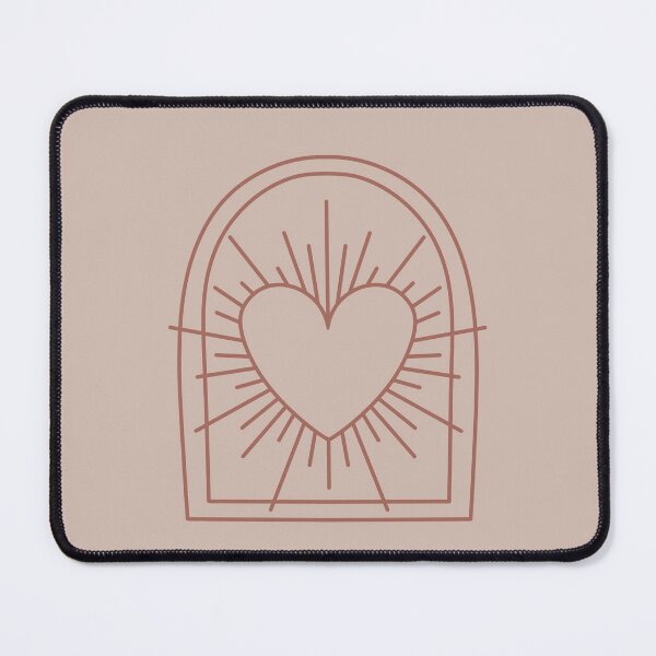 Item preview, Cosmic Aesthetic Cute Indie Heart Design Love Power Light & Dark Muted Orange designed and sold by scorpiolane.