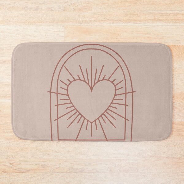 Item preview, Cosmic Aesthetic Cute Indie Heart Design Love Power Light & Dark Muted Orange designed and sold by scorpiolane.