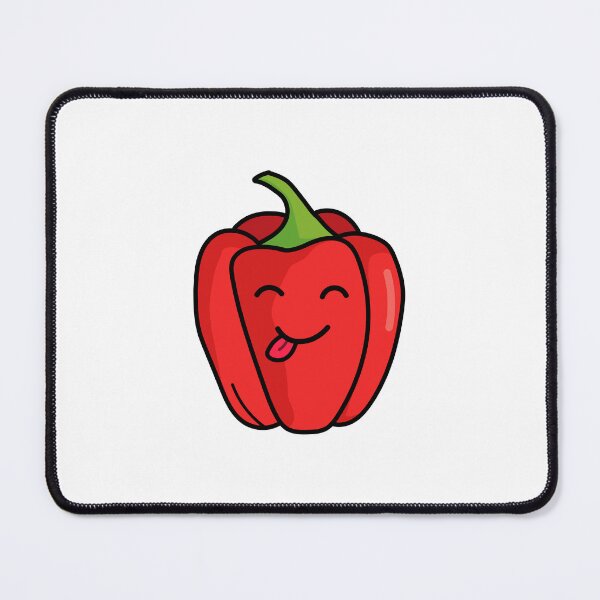 Item preview, Cute Delicious Red Bell Pepper designed and sold by Vladan Seva.