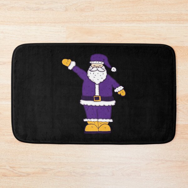 Item preview, purple yellow christmas santa claus designed and sold by Gossip Rag.