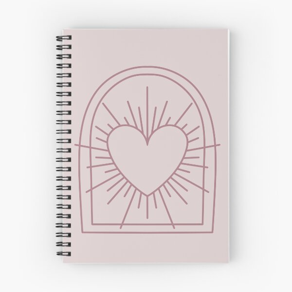 Item preview, Cosmic Aesthetic Cute Indie Heart Design Love Power Light & Dark Muted Pink designed and sold by scorpiolane.