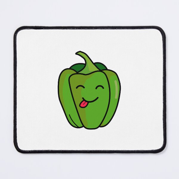 Item preview, Cute Delicious Green Bell Pepper designed and sold by Vladan Seva.