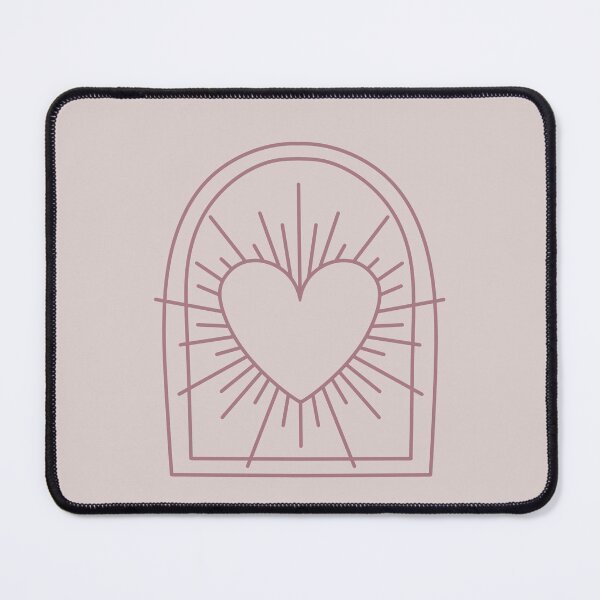Item preview, Cosmic Aesthetic Cute Indie Heart Design Love Power Light & Dark Muted Pink designed and sold by scorpiolane.