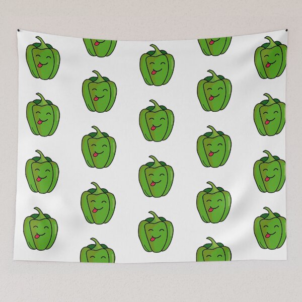 Item preview, Cute Delicious Green Bell Pepper designed and sold by Vladan Seva.