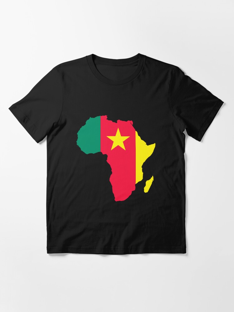 Cameroon Football Jersey Flag Africa Soccer Team Shirt Essential T-Shirt  for Sale by Jack Curtis