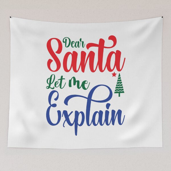 Item preview, Dear Santa Let Me Explain- Holiday Design designed and sold by DesignsByDaddy.