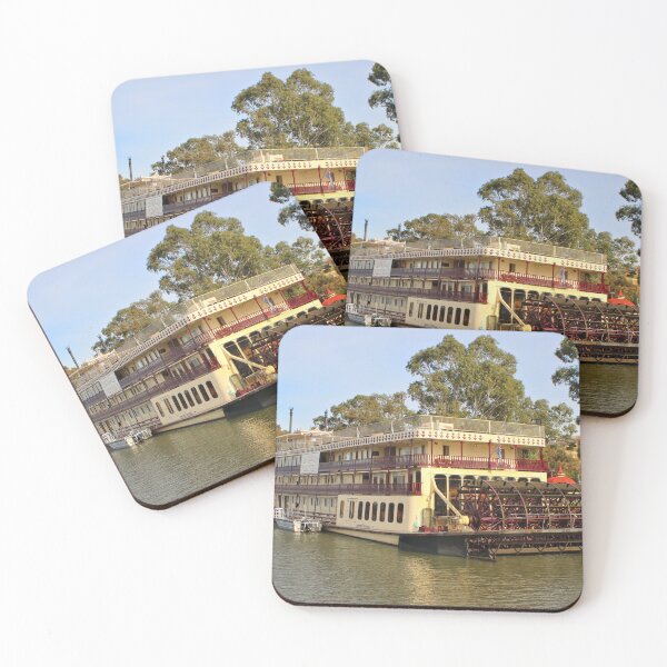 Item preview, Paddlesteamer, at Mannum, Australia 2 designed and sold by FranWest.