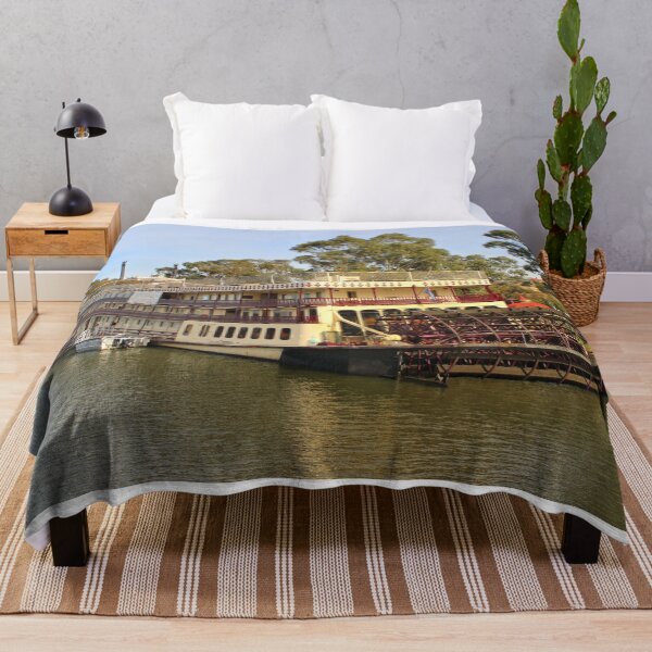 Item preview, Paddlesteamer, at Mannum, Australia 2 designed and sold by FranWest.