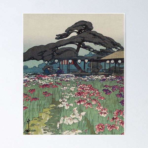 Item preview, Iris Garden in Horikiri by Yoshida Hiroshi designed and sold by LexBauer.