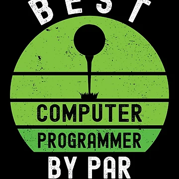 Artwork thumbnail, Best Computer Programmer By Par Coding Humor Funny Golf Lover by SharpThreadZ