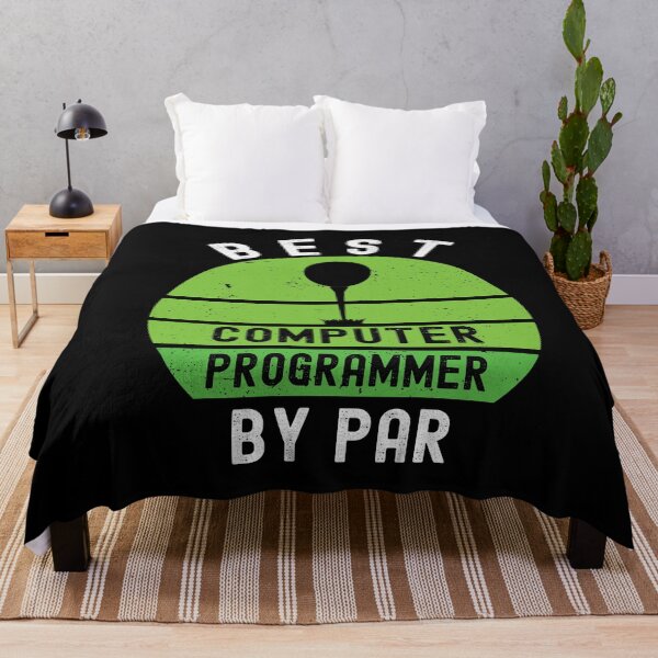 Item preview, Best Computer Programmer By Par Coding Humor Funny Golf Lover designed and sold by SharpThreadZ.