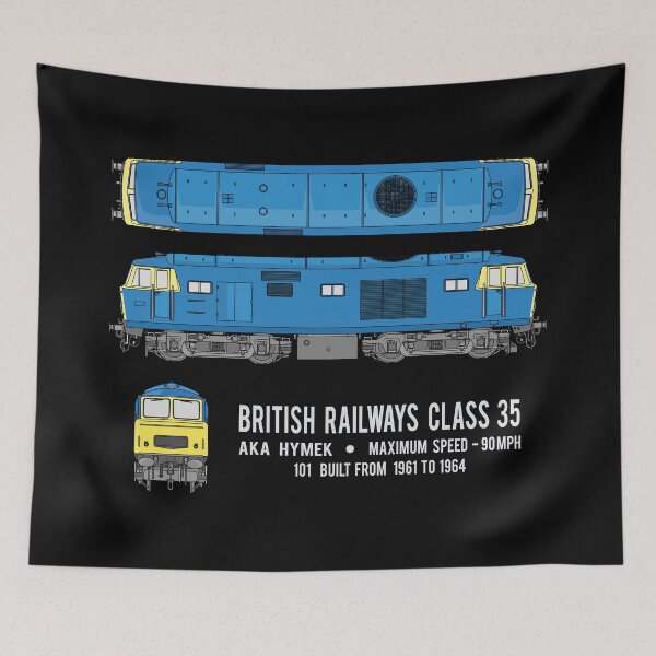 Item preview, British Railways Class 35 Hymek Locomotive Diagram Gift designed and sold by Maljonic.