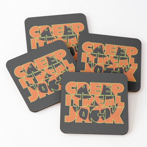 Item preview, Creep It Real Jack Funny Pumpkin Face Halloween Quote designed and sold by CRHPOD20.