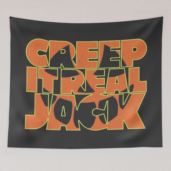 Item preview, Creep It Real Jack Funny Pumpkin Face Halloween Quote designed and sold by CRHPOD20.