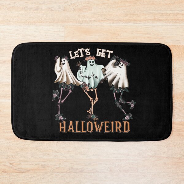 Item preview, Let's Get Halloweird Funny Ghost Skeleton designed and sold by onthemovedesign.
