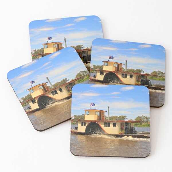 Item preview, Paddlesteamer, at Mannum, Australia 4 designed and sold by FranWest.
