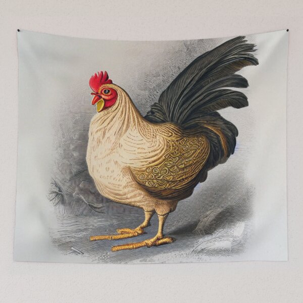 Item preview, Vintage Farmhouse Rooster designed and sold by UncannyCanvas.