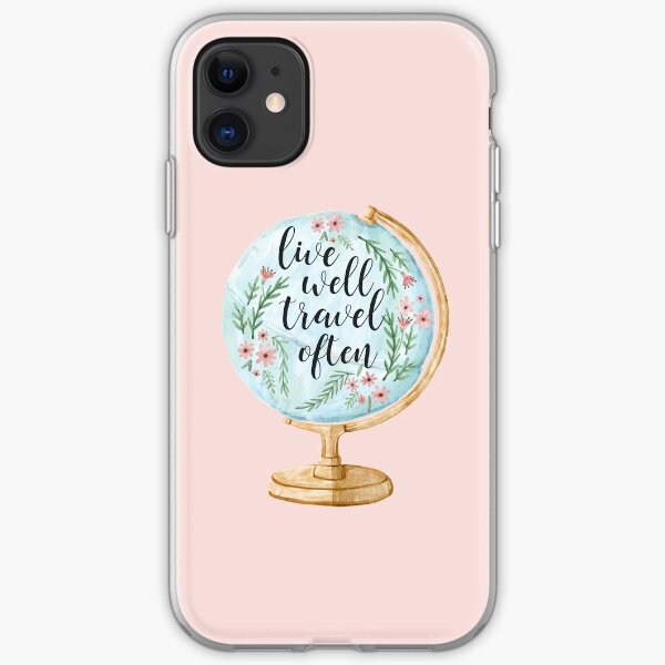 Live Well Travel Often iPhone Soft Case