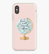 Live Well Travel Often iPhone Case