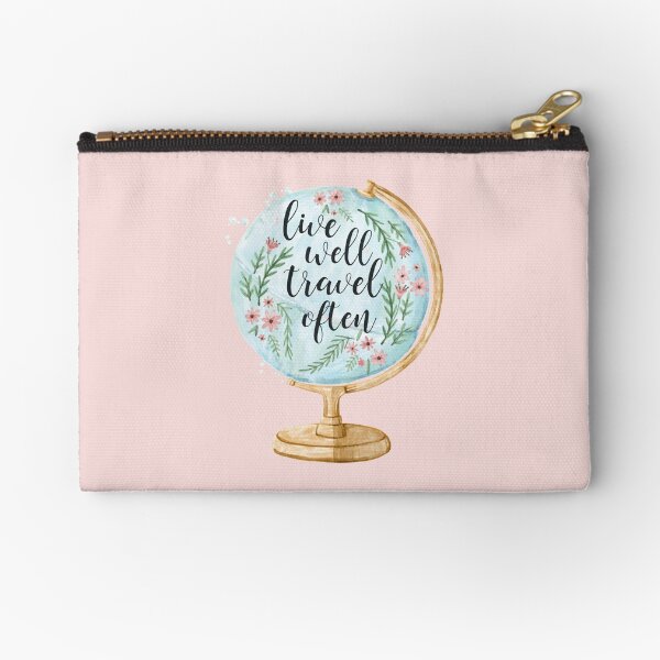 Item preview, Live Well Travel Often designed and sold by redwoodandvine.