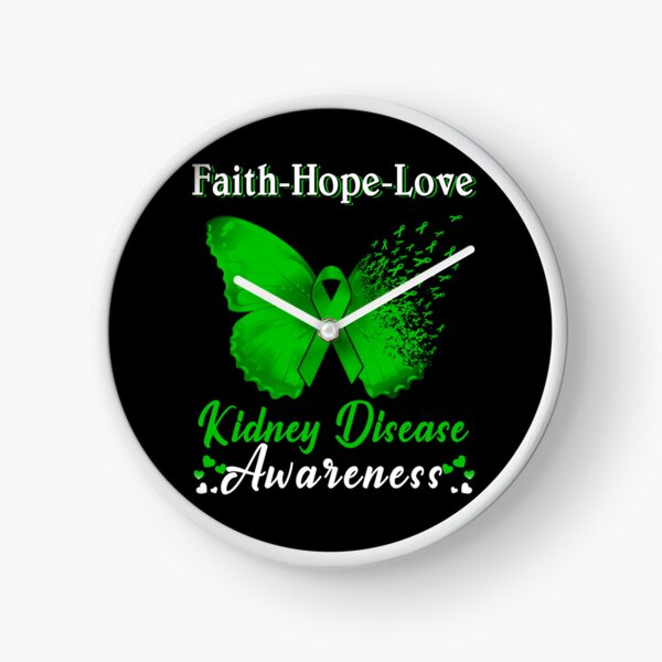 Item preview, Faith Hope Love Butterfly Kidney Disease Awareness designed and sold by Gillosina.