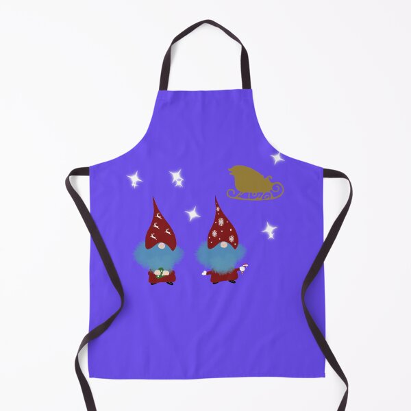 Item preview, Two gnomes and a sled on purple designed and sold by Naked Drop.