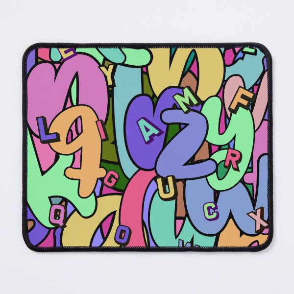 Item preview, Kawaii Cute colourful alphabet art Liam Fitzpatrick  designed and sold by LiamFitzpatrick.