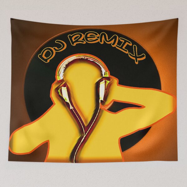 Item preview, DJ with headphones designed and sold by Artbellachi.