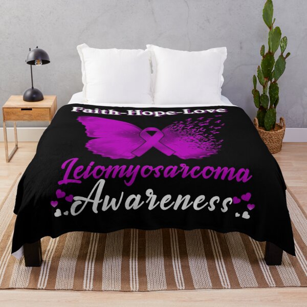 Item preview, Faith Hope Love Butterfly Leiomyosarcoma Awareness designed and sold by Gillosina.