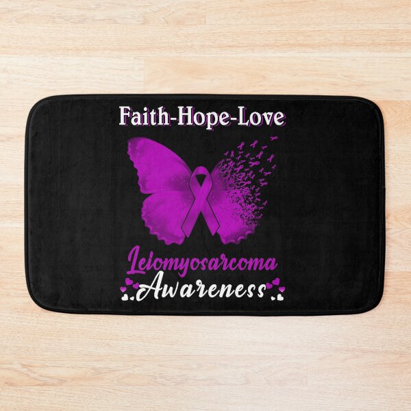 Item preview, Faith Hope Love Butterfly Leiomyosarcoma Awareness designed and sold by Gillosina.