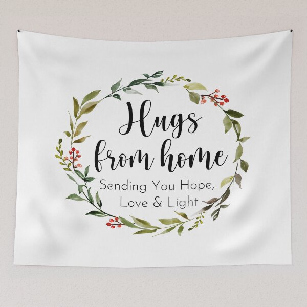 Item preview, Hugs From Home Sending Hope Love & Light designed and sold by JCL Design Studio.