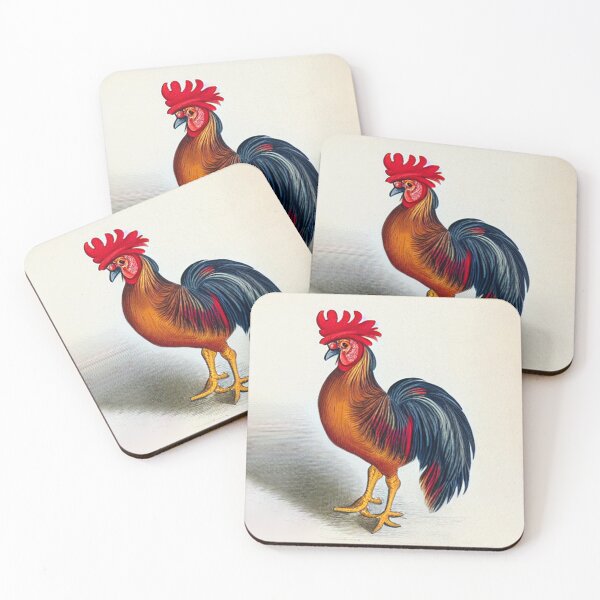 Item preview, Larousse Style Farmhouse Rooster designed and sold by UncannyCanvas.
