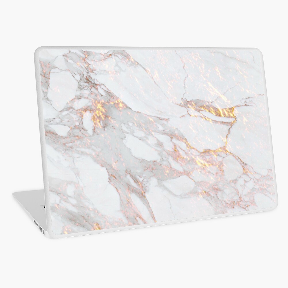 Chic Elegant Gold Marble Pattern Laptop Skin